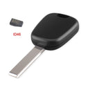 Chiave grezza con transponder chip ID46 e lama grezza HU83 - Compatibile Peugeot 2002-2017