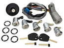 Kit Complet Neiman et Serrure pour Peugeot Partner et Citroën Berlingo - Inclus 5 Serrures et Bouchon de Réservoir