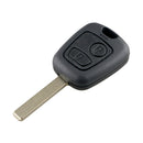 Coque clé CITROEN C2 C3 C3 Pluriel télécommande 2 boutons lame VA2