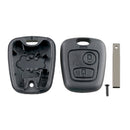 Coque clé CITROEN C2 C3 C3 Pluriel télécommande 2 boutons lame VA2