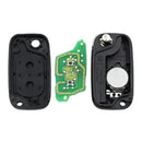 Clé Vierge électronique Clio 3 Kangoo Modus Master TWINGO PCF7947 plip Télécommande 2 boutons
