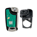 Clé télécommande vierge Opel Astra H Zafira B 2 boutons électronique ID46 433 mhz