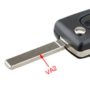 Coque plip clé CITROEN C3 C4 C5 Jumpy Berlingo  Peugeot 407 Parner Télécommande 2 boutons