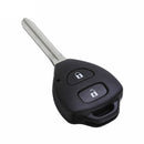 Coque cle Toyota Prius Corolla Carina Hilux Yaris Rav4 Auris télécommande boitier 2 boutons