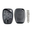 Coque boitier clé renault Master Kangoo Traffic télécommande 2 boutons