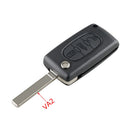 coque clé Citroen Berlingo Jumpy C3 C4 C5 C4 picasso Peugeot 407 télécommande 3 boutons CE0523