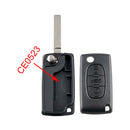 coque clé Citroen Berlingo Jumpy C3 C4 C5 C4 picasso Peugeot 407 télécommande 3 boutons CE0523