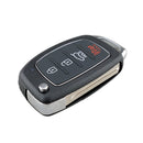Coque plip clé HYUNDAI SANTE FE boitier télécommande 4 boutons
