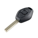 Coque clé plip BMW 3 5 7 E34 E36 E39 E46 E53 E38 X3 X5 Z3 Z4 3 boutons lame HU92
