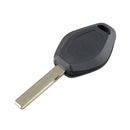 Coque clé plip  BMW 3 5 7 E34 E36 E39 E46 E53 E38 X3 X5 Z3  Z4 3 boutons lame HU92