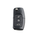 coque clé Ford Fiesta, Mondeo, Focus, KA, Fusion, C-MAX, Puma, Transit plip télécommande 3 boutons