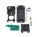 clé télécommande vierge compatible PORSHE CAYENNE 3 boutons électronique ID46 433MHZ a programmer
