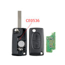 clé télécommande vierge Citroen C2 C3 C4 Picasso Berlingo Jumpy 2 boutons électronique vierge ID46 433 mhz ASK