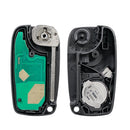 Clé Vierge FIAT Punto 500 EVO DOBLO FIORINO QUBO A Programmer Télécommande 2 bouton ID46 bsi Delphi
