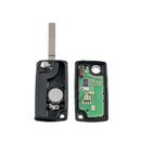clé télécommande Citroen C3 phase 2 DS3 Berlingo Jumpy électronique vierge ID46 0536 FSK VA2 2 boutons