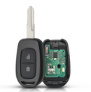 clé télécommande Dacia Sandero Duster Logan 2 boutons électronique vierge 4A AES 433 mhz PCF7946