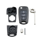 coque de clé HYUNDAI i20 i30 i35 ix20 ix35 boitier télécommande 3 boutons hold