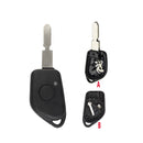 coque clé Peugeot 106 205 306 406 406 boitier télécommande 1 boutons