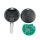 clé télécommande vierge SMART FORTWO ROADSTER PASSION PULSE CITY électronique ID46 PCF 7941 à programmer