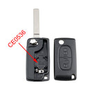 coque clé Citroen C2 C3 C4 Picasso Berlingo plip télécommande 2 boutons