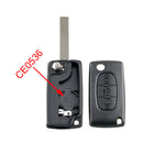 coque clé CITROEN C3 C4 C5 Picasso Berlingo Jumpy CE0536 plip télécommande 3 boutons