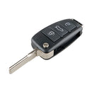 Coque plip boitier clé AUDI A2 A3 A4 S4 A6 S6 Q3 Q5 Q7 R A1 S4 RS3 3 boutons 