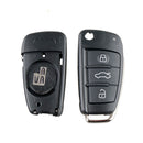 Coque plip  clé AUDI A2 A3 A4 S4 A6 S6 Q3 Q5 Q7 R A1 S4 RS3 télécommande 3 boutons